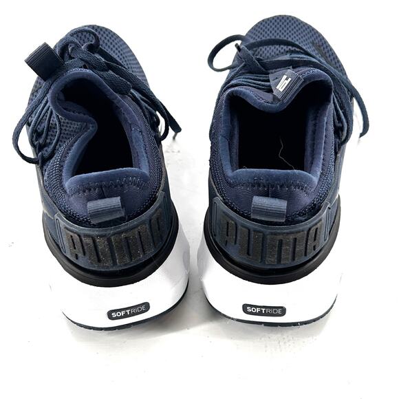 Puma SoftRide Carson Sneakers 7 Navy Blue Mens Boys Running Shoes